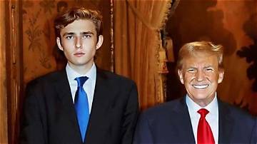 Barron Trump's Portraits Capture His Life in the White House