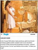 Barron Trump's Stroller from Ellen: a Whimsical Ride for the First Family
