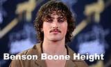 Benson Boone: the Rising Star's Height and Weight