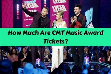 Buy Cmt Award Tickets Today - Get Your Seats Now!