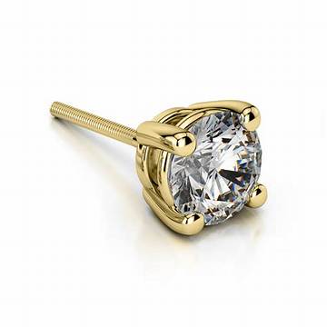 Exquisite One Diamond Earring: a Single Sparkle of Opulence