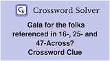 Gala for the Folks Crossword: the Ultimate Challenge for Wordsmiths