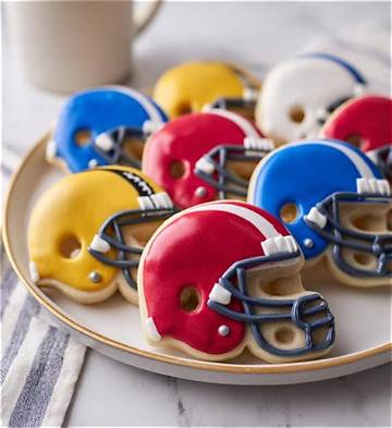 Irresistible Chiefs Helmet Cookies: a Touchdown for Your Taste Buds