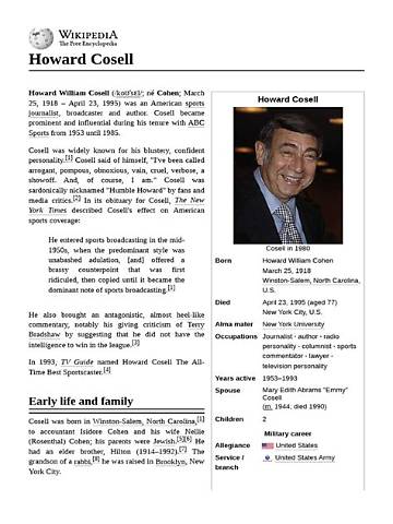 Is Greg Cosell Related to Howard Cosell? Family Ties You Didnt Know About