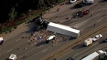 Latest on Tractor-Trailer Crash on 285 Today