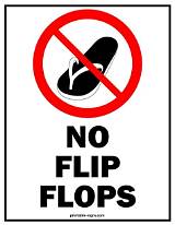 No Flip Flops: Protect Your Feet and Elevate Your Style