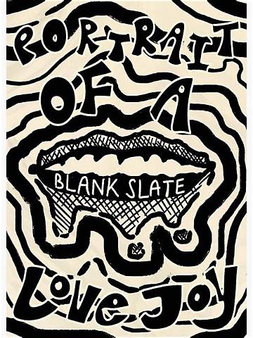 Portrait of a Blank Slate by Lovejoy from Uk