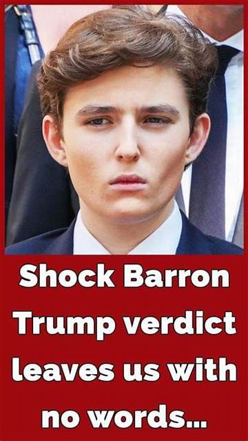 The Future of Barron Trump: What Lies Ahead for the First Son