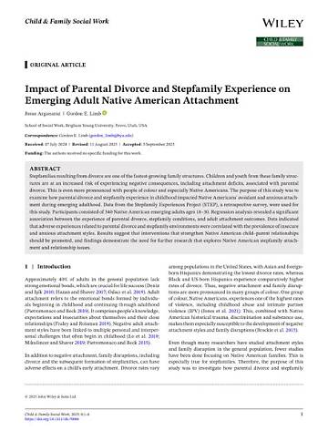The Impact of Parental Divorce on Yamal Youth