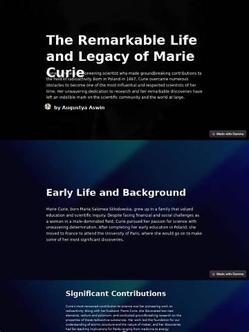 The Life and Legacy of a Remarkable Woman