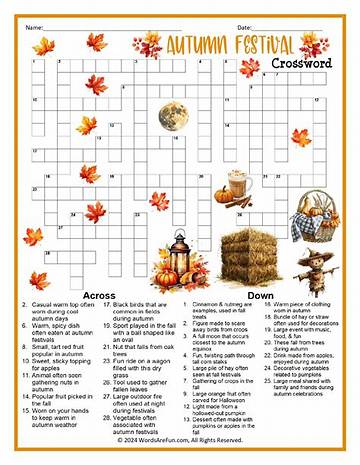 The Ultimate Guide to Fall Blooms: Crossword Puzzle Decoded