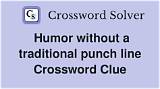 The Ultimate Punch Line Crossword: Test Your Comedy Knowledge