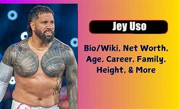 Ultimate Guide to Jey Uso Height, Weight & Physical Stats