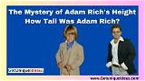 Unveiling Adam Rich's Height: Discoveries and Insights